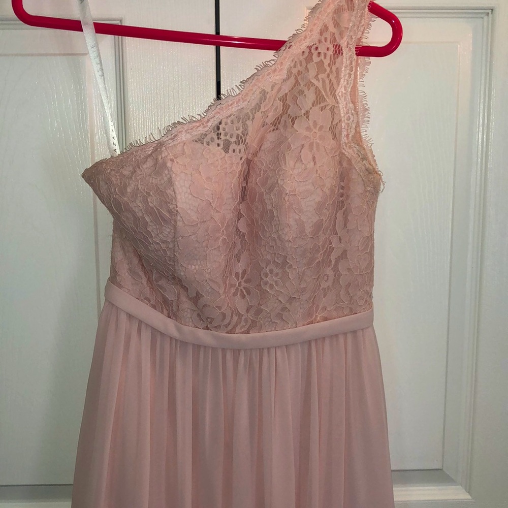 Azazie Demi size 4 blushing pink